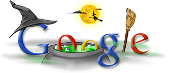 google doodle halloween 2004